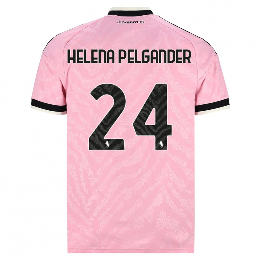 Danxen Hombre Camiseta Elsa Helena Pelgander #24 Rosa Negro 2ª Equipación 2026/27 La Camisa
