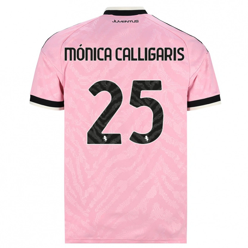 Danxen Hombre Camiseta Viola Mónica Calligaris #25 Rosa Negro 2ª Equipación 2026/27 La Camisa