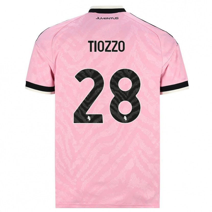 Danxen Hombre Camiseta Marco Tiozzo #28 Rosa Negro 2ª Equipación 2026/27 La Camisa