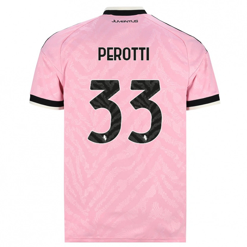 Danxen Hombre Camiseta Clemente Perotti #33 Rosa Negro 2ª Equipación 2026/27 La Camisa