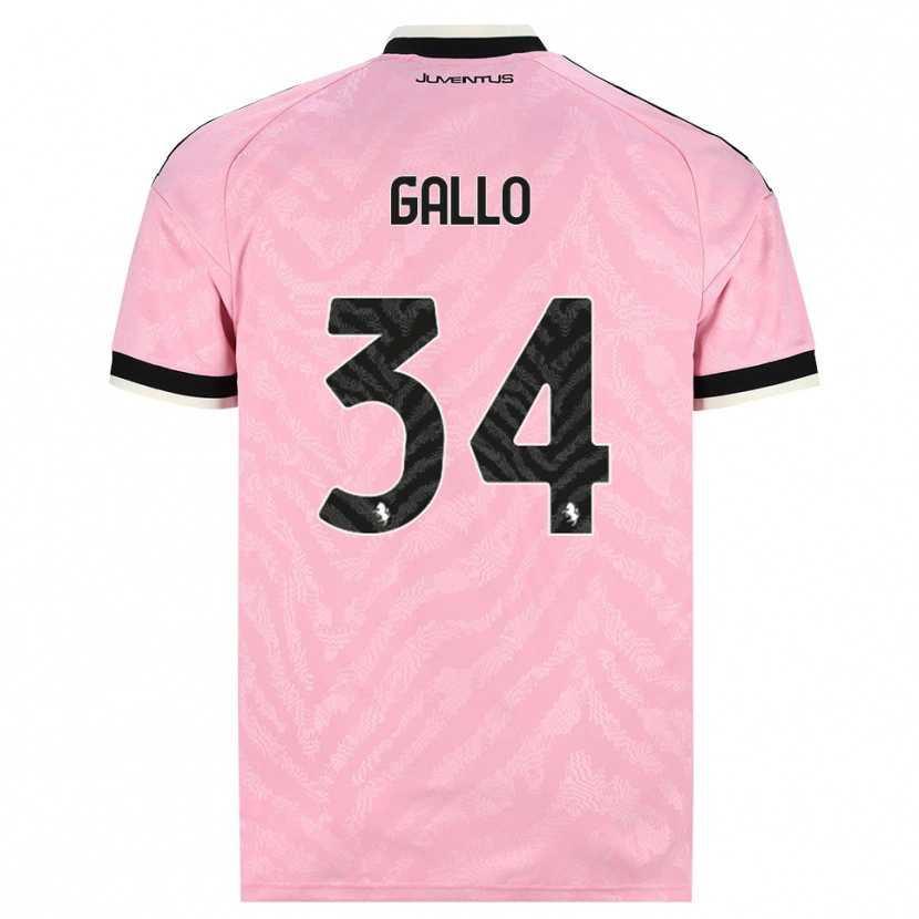 Danxen Hombre Camiseta Azzurra Gallo #34 Rosa Negro 2ª Equipación 2026/27 La Camisa