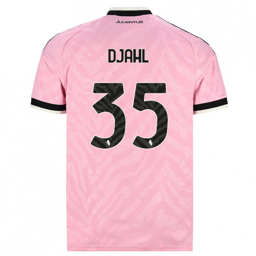 Danxen Hombre Camiseta Rayan Djahl #35 Rosa Negro 2ª Equipación 2026/27 La Camisa