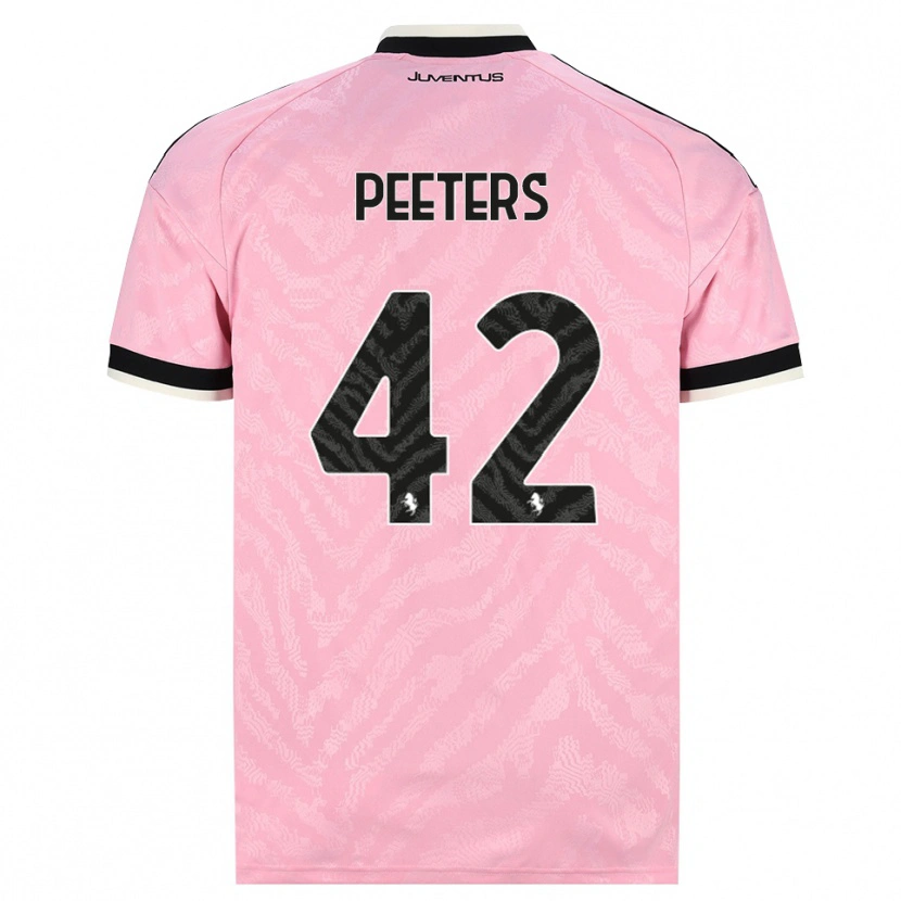 Danxen Hombre Camiseta Daouda Peeters #42 Rosa Negro 2ª Equipación 2026/27 La Camisa