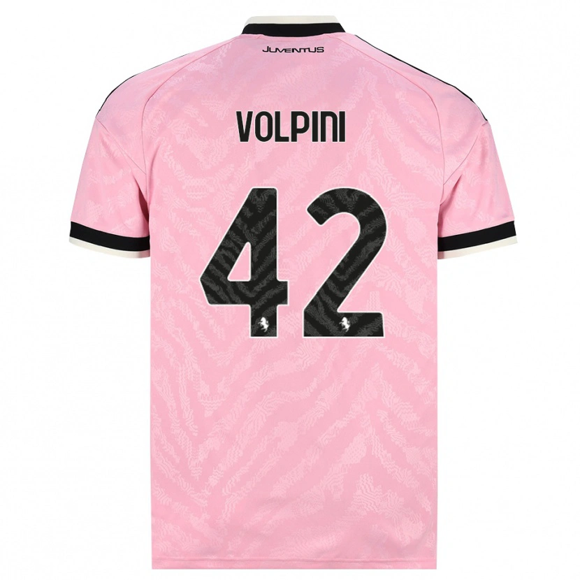 Danxen Hombre Camiseta Viola Volpini #42 Rosa Negro 2ª Equipación 2026/27 La Camisa