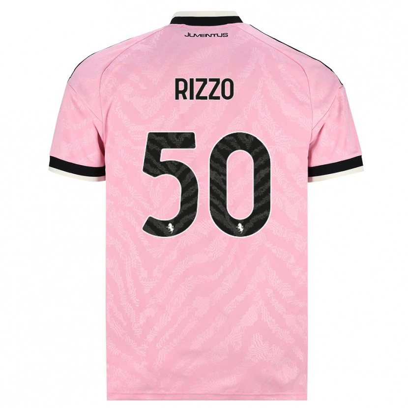 Danxen Hombre Camiseta Niccolò Rizzo #50 Rosa Negro 2ª Equipación 2026/27 La Camisa