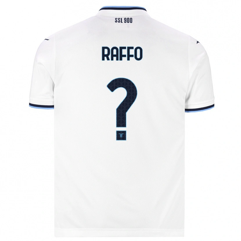 Danxen Hombre Camiseta Edoardo Raffo #0 Blanco Azul Marino 2ª Equipación 2026/27 La Camisa