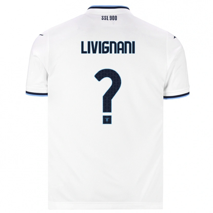 Danxen Hombre Camiseta Gioia Livignani #0 Blanco Azul Marino 2ª Equipación 2026/27 La Camisa