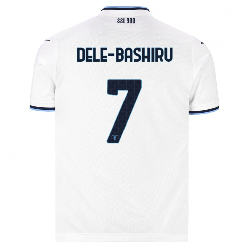 Danxen Hombre Camiseta Fisayo Dele-Bashiru #7 Blanco Azul Marino 2ª Equipación 2026/27 La Camisa