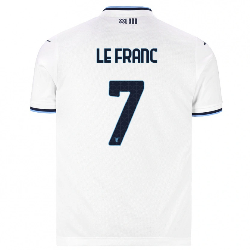 Danxen Hombre Camiseta Chloé Le Franc #7 Blanco Azul Marino 2ª Equipación 2026/27 La Camisa