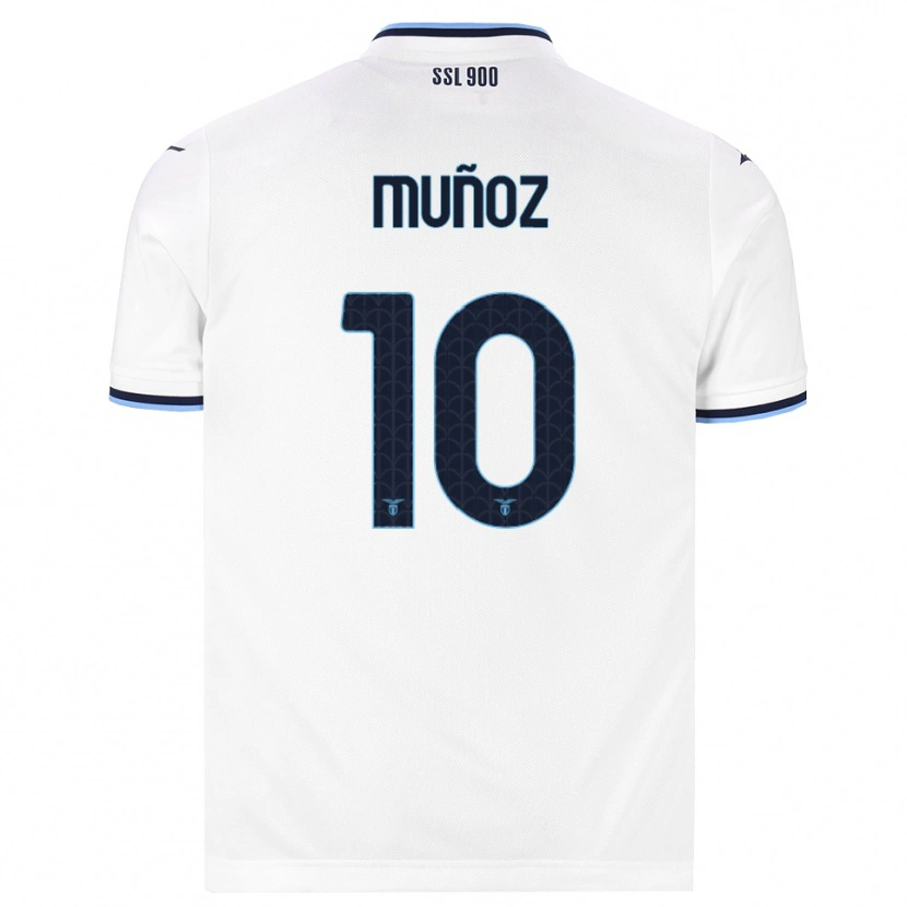 Danxen Hombre Camiseta Cristo Muñoz #10 Blanco Azul Marino 2ª Equipación 2026/27 La Camisa