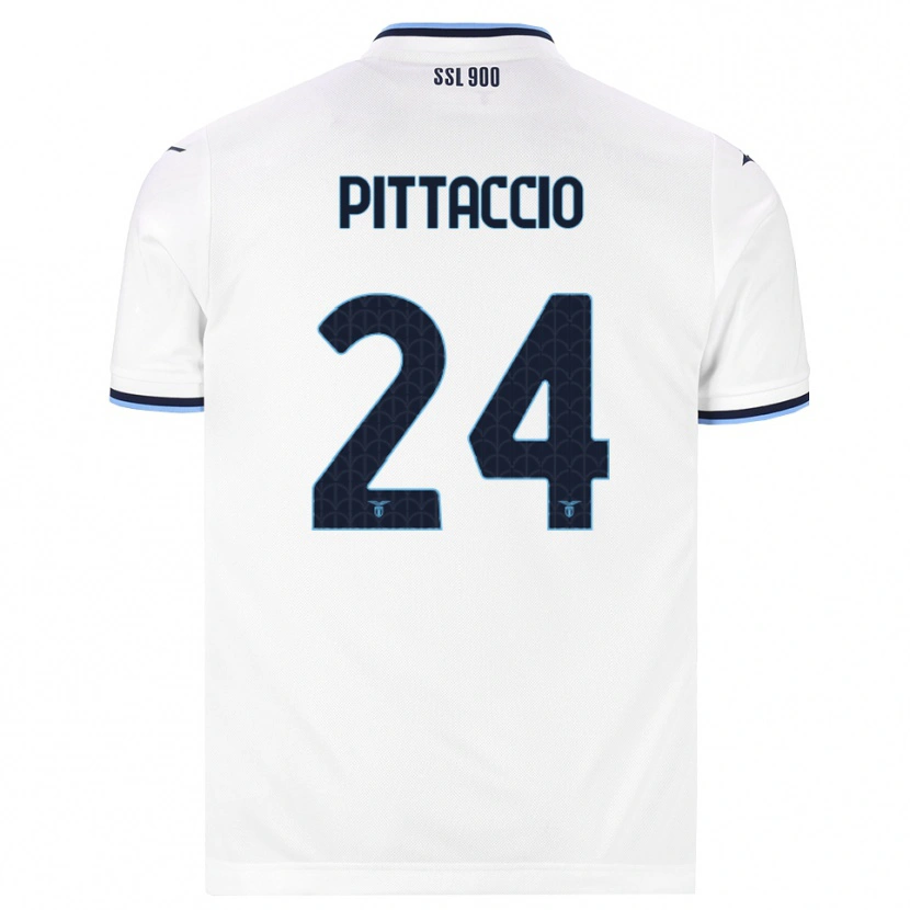 Danxen Hombre Camiseta Francesca Pittaccio #24 Blanco Azul Marino 2ª Equipación 2026/27 La Camisa