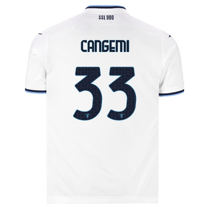 Danxen Hombre Camiseta Emanuele Cangemi #33 Blanco Azul Marino 2ª Equipación 2026/27 La Camisa