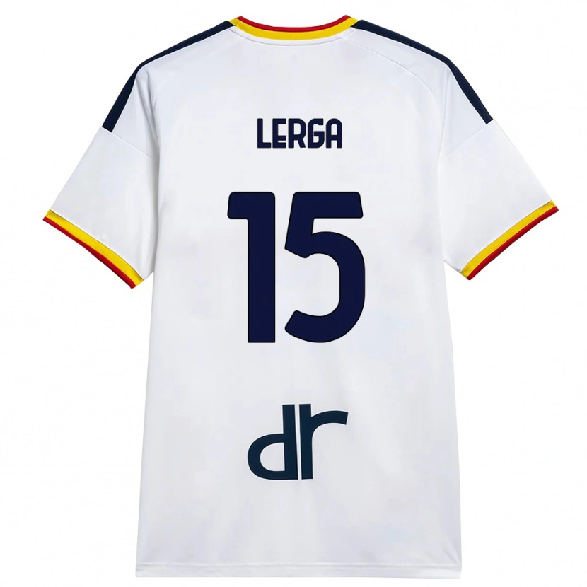 Danxen Hombre Camiseta Roko Lerga #15 Blanco Amarillo Rojo 2ª Equipación 2026/27 La Camisa