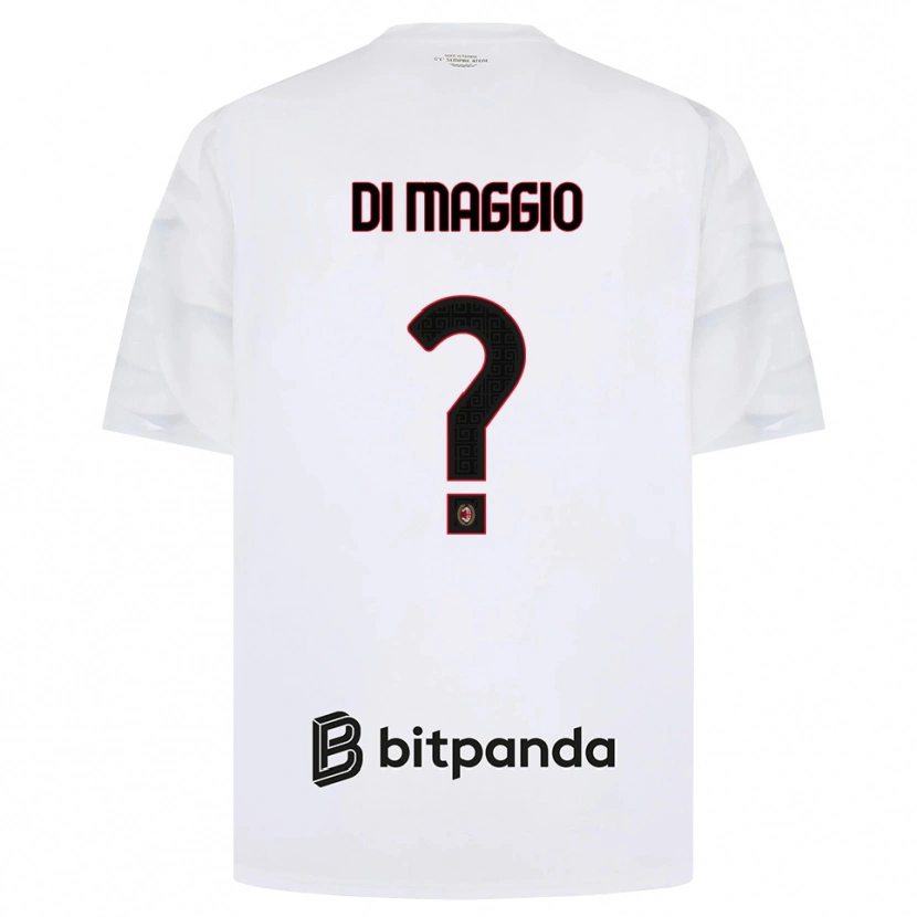 Danxen Hombre Camiseta Simone Di Maggio #0 Blanco Rojo Negro 2ª Equipación 2026/27 La Camisa