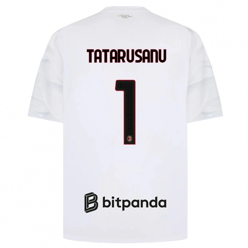 Danxen Hombre Camiseta Ciprian Tatarusanu #1 Blanco Rojo Negro 2ª Equipación 2026/27 La Camisa
