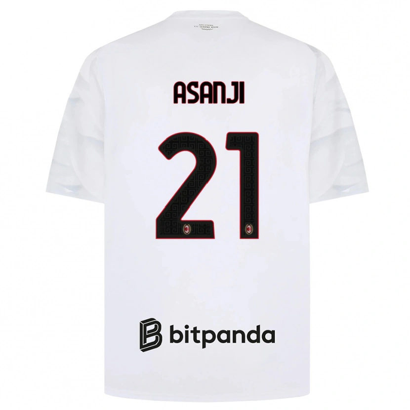 Danxen Hombre Camiseta Levis Asanji #21 Blanco Rojo Negro 2ª Equipación 2026/27 La Camisa