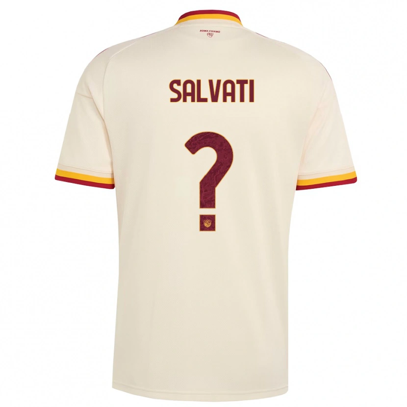 Danxen Hombre Camiseta Manuel Salvati #0 Champán Rojo Amarillo 2ª Equipación 2026/27 La Camisa