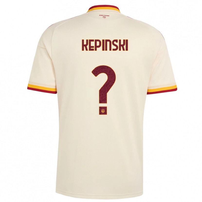Danxen Hombre Camiseta Yakub Kepinski #0 Champán Rojo Amarillo 2ª Equipación 2026/27 La Camisa
