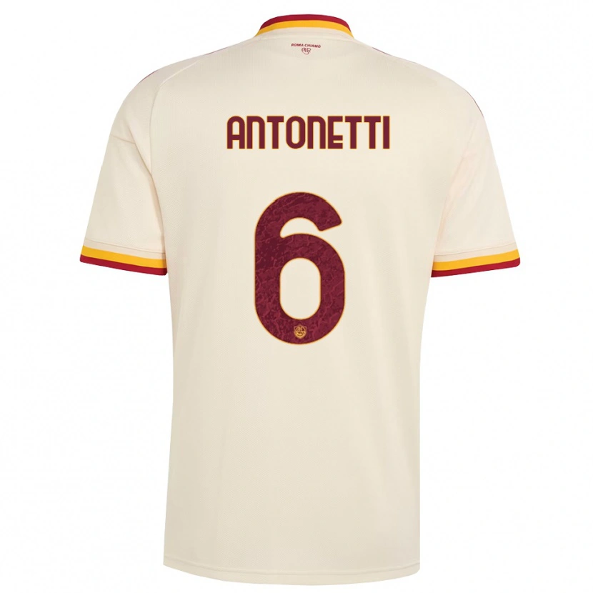 Danxen Hombre Camiseta Dinesh Antonetti #6 Champán Rojo Amarillo 2ª Equipación 2026/27 La Camisa
