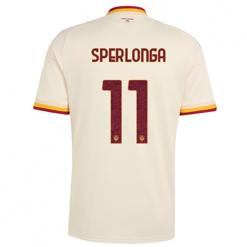 Danxen Hombre Camiseta Omar Sperlonga #11 Champán Rojo Amarillo 2ª Equipación 2026/27 La Camisa