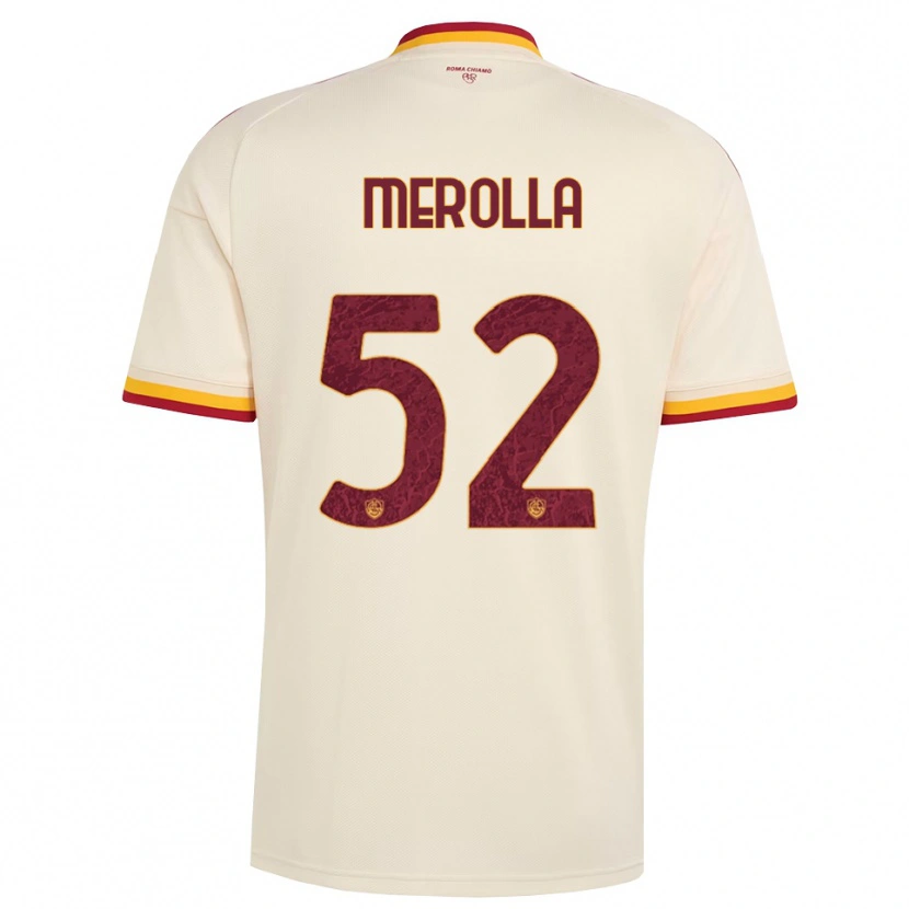 Danxen Hombre Camiseta Liliana Merolla #52 Champán Rojo Amarillo 2ª Equipación 2026/27 La Camisa