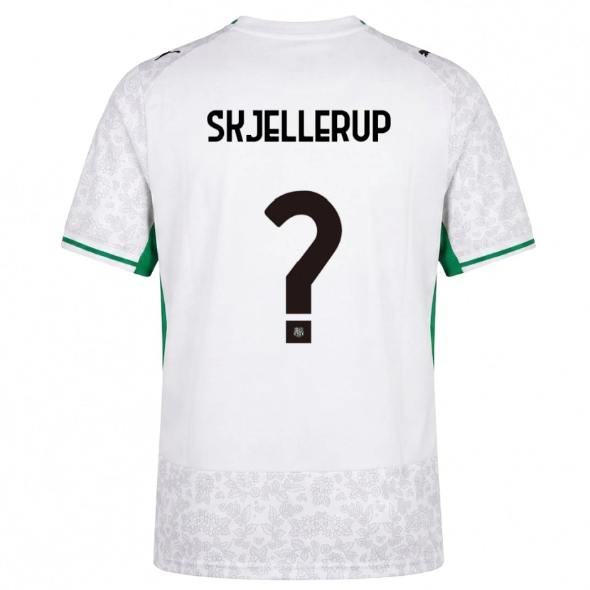 Danxen Hombre Camiseta Laurs Skjellerup #0 Blanco Negro Verde 2ª Equipación 2026/27 La Camisa
