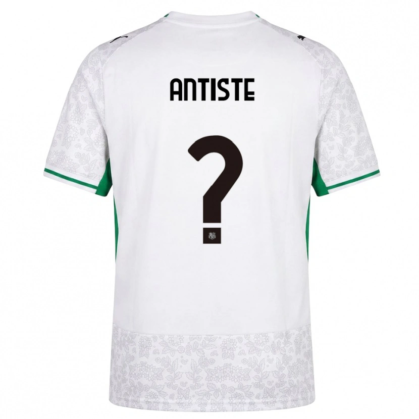 Danxen Hombre Camiseta Janis Antiste #0 Blanco Negro Verde 2ª Equipación 2026/27 La Camisa