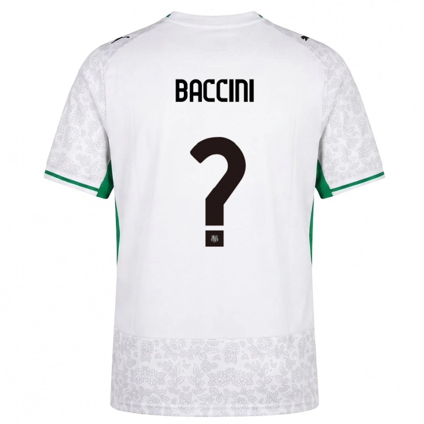 Danxen Hombre Camiseta Denis Baccini #0 Blanco Negro Verde 2ª Equipación 2026/27 La Camisa