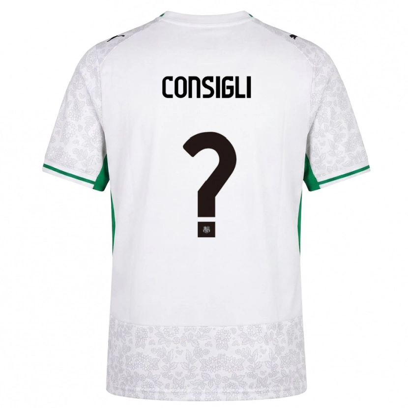 Danxen Hombre Camiseta Andrea Consigli #0 Blanco Negro Verde 2ª Equipación 2026/27 La Camisa