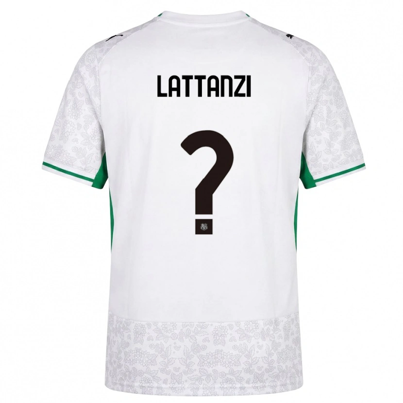 Danxen Hombre Camiseta Luca Lattanzi #0 Blanco Negro Verde 2ª Equipación 2026/27 La Camisa