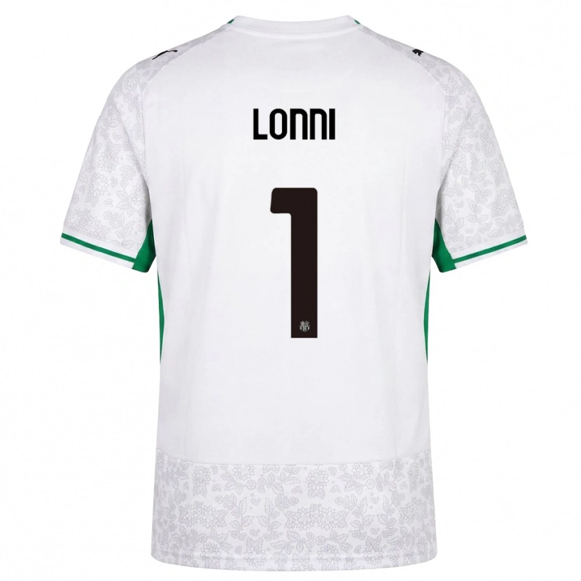 Danxen Hombre Camiseta Lia Lonni #1 Blanco Negro Verde 2ª Equipación 2026/27 La Camisa