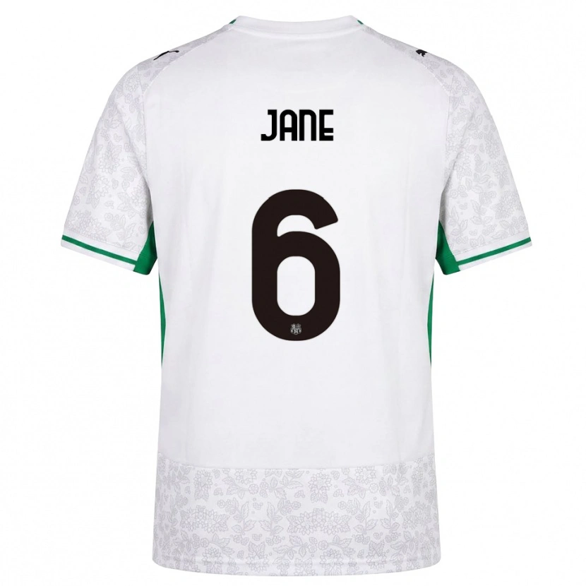 Danxen Hombre Camiseta Refiloe Jane #6 Blanco Negro Verde 2ª Equipación 2026/27 La Camisa