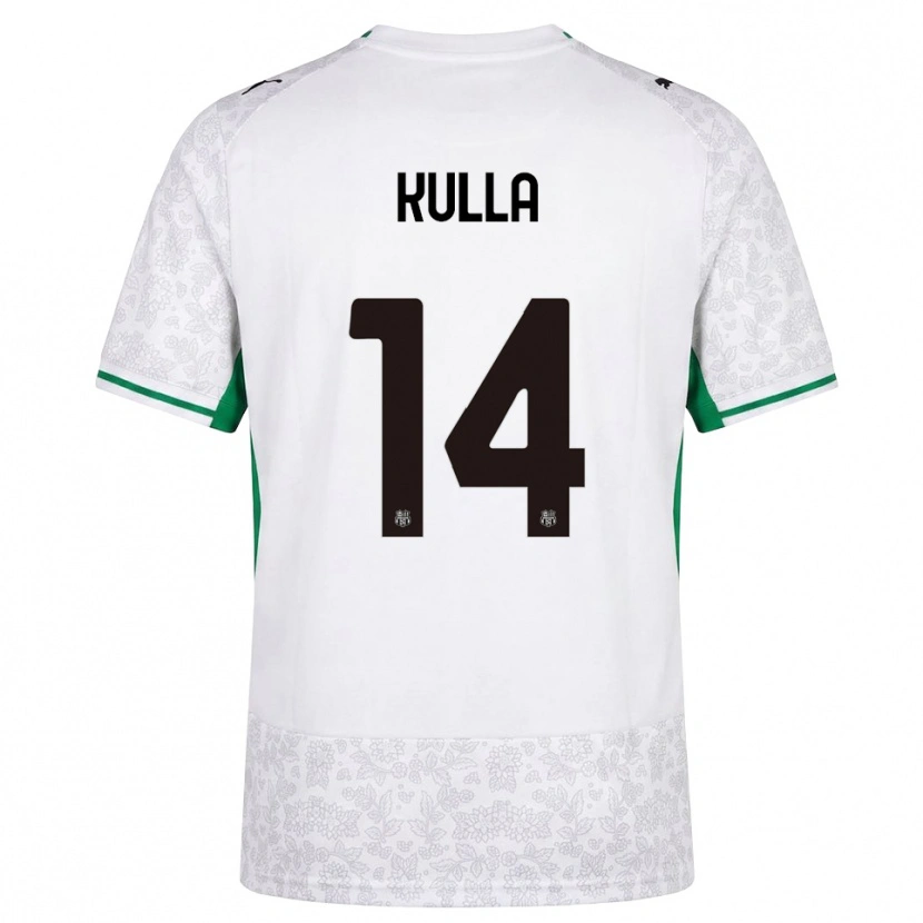 Danxen Hombre Camiseta Gabriel Kulla #14 Blanco Negro Verde 2ª Equipación 2026/27 La Camisa