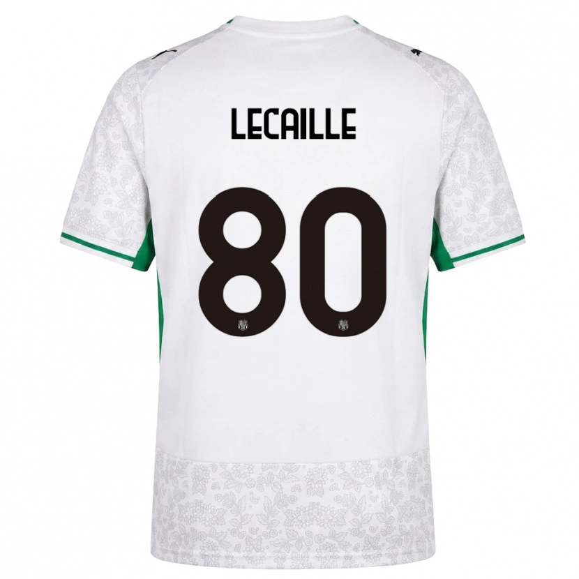 Danxen Hombre Camiseta Carla Lecaille #80 Blanco Negro Verde 2ª Equipación 2026/27 La Camisa