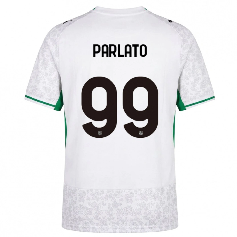 Danxen Hombre Camiseta Claudio Parlato #99 Blanco Negro Verde 2ª Equipación 2026/27 La Camisa
