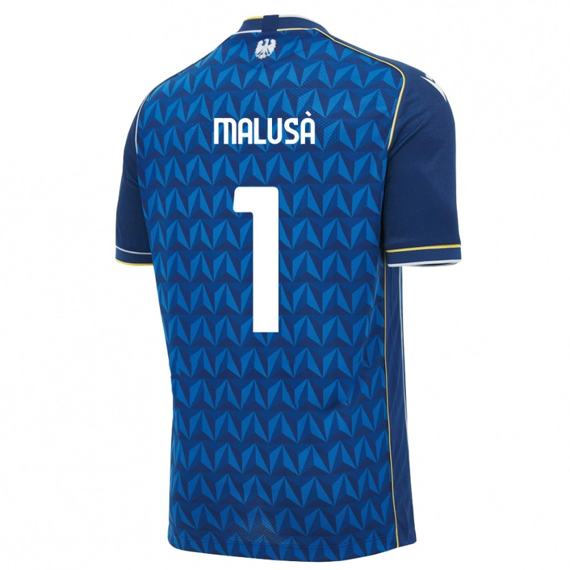 Danxen Hombre Camiseta Joel Malusà #1 Azul Real Blanco Azul 2ª Equipación 2026/27 La Camisa
