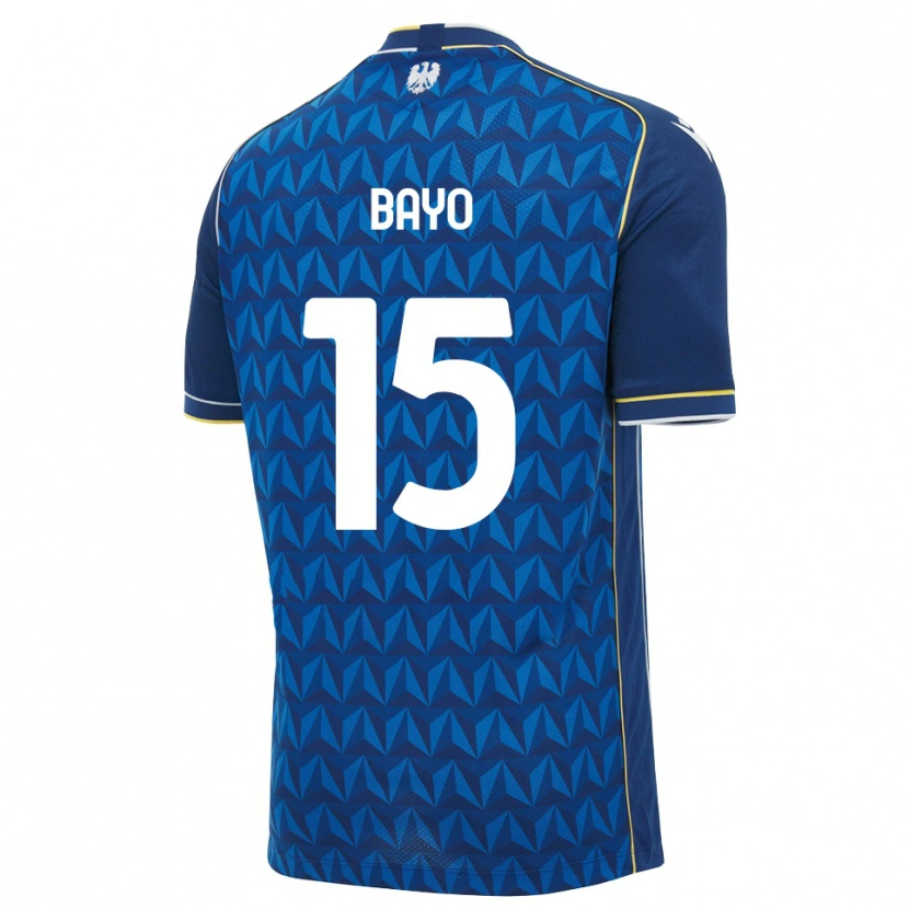 Danxen Hombre Camiseta Vakoun Bayo #15 Azul Real Blanco Azul 2ª Equipación 2026/27 La Camisa