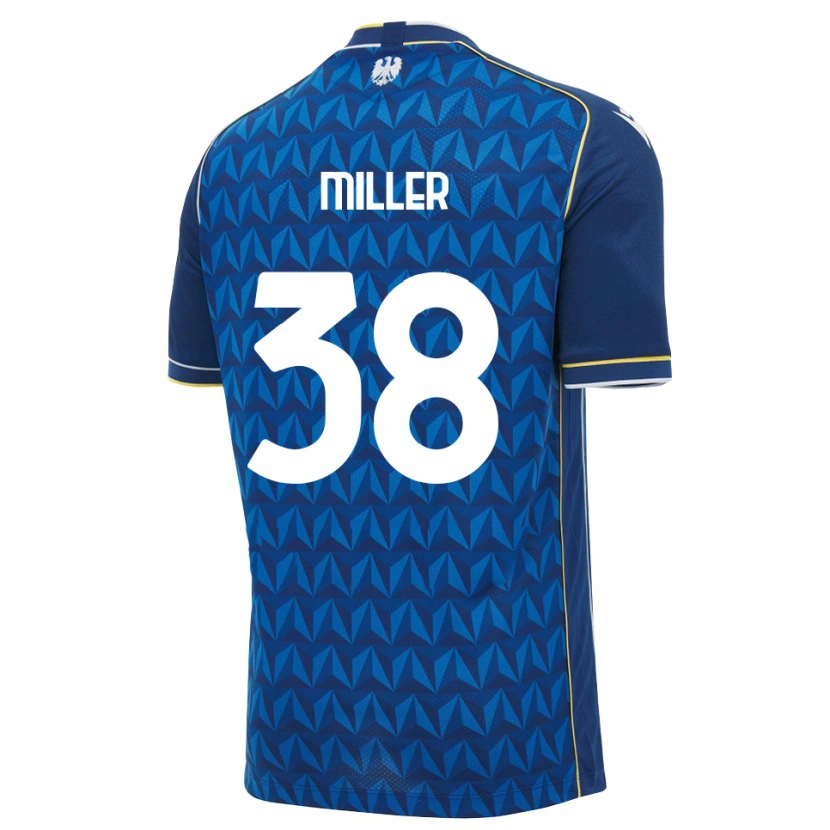 Danxen Hombre Camiseta Lennon Miller #38 Azul Real Blanco Azul 2ª Equipación 2026/27 La Camisa