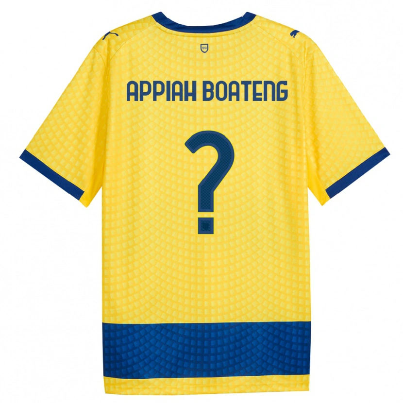 Danxen Hombre Camiseta Matthew Appiah Boateng #0 Amarillo Azul Negro 2ª Equipación 2026/27 La Camisa