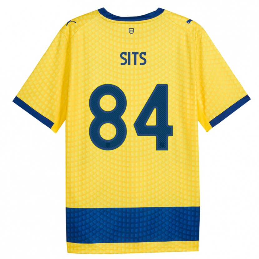 Danxen Hombre Camiseta Dario Sits #84 Amarillo Azul Negro 2ª Equipación 2026/27 La Camisa