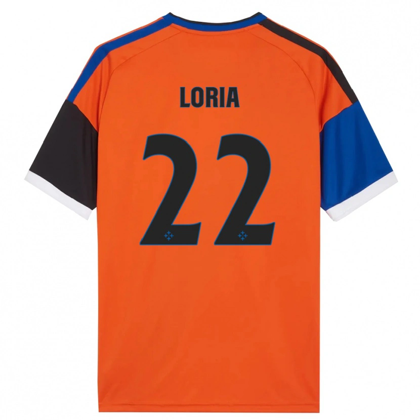 Danxen Hombre Camiseta Leonardo Loria #22 Naranja Azul Negro Blanco 2ª Equipación 2026/27 La Camisa