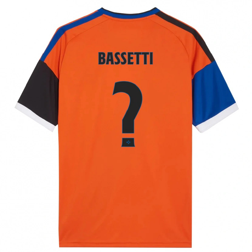 Danxen Hombre Camiseta Giovanni Bassetti #0 Naranja Azul Negro Blanco 2ª Equipación 2026/27 La Camisa