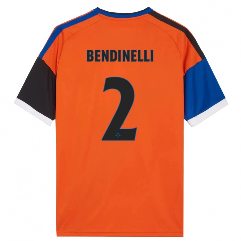 Danxen Hombre Camiseta Louis Bendinelli #2 Naranja Azul Negro Blanco 2ª Equipación 2026/27 La Camisa