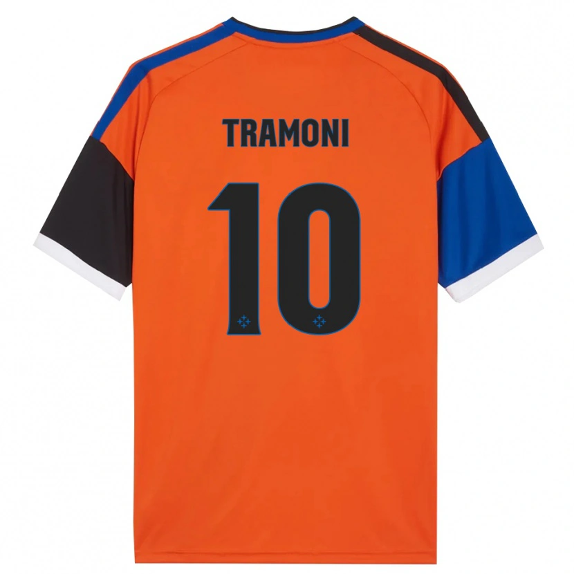 Danxen Hombre Camiseta Matteo Tramoni #10 Naranja Azul Negro Blanco 2ª Equipación 2026/27 La Camisa