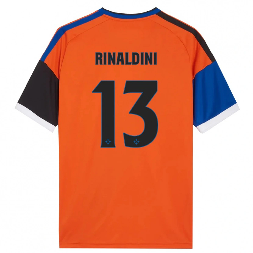 Danxen Hombre Camiseta Duccio Rinaldini #13 Naranja Azul Negro Blanco 2ª Equipación 2026/27 La Camisa