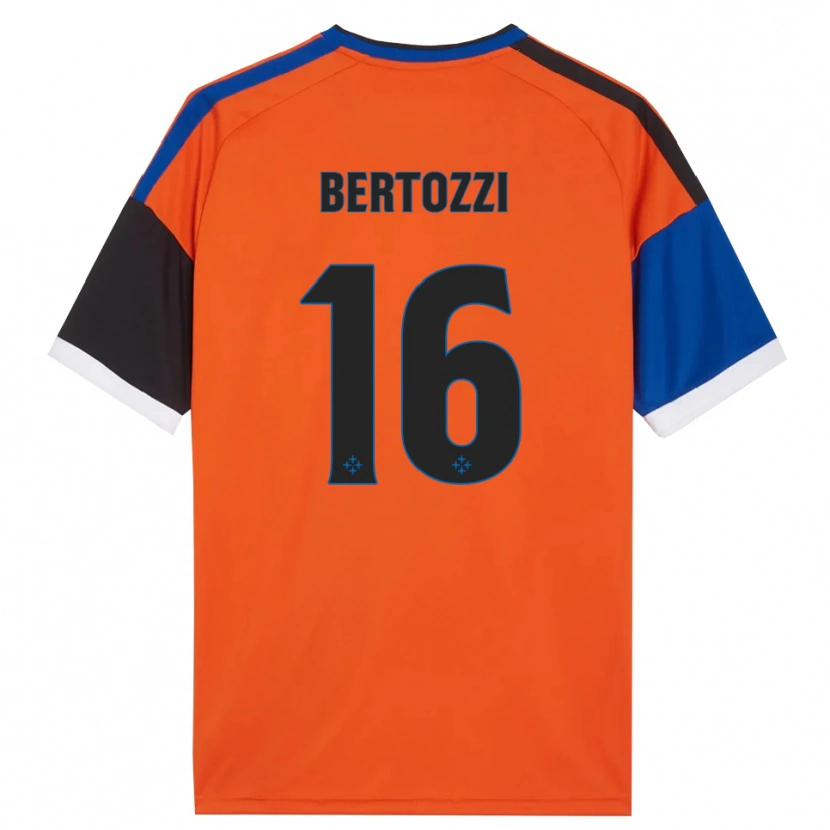 Danxen Hombre Camiseta Andrea Bertozzi #16 Naranja Azul Negro Blanco 2ª Equipación 2026/27 La Camisa