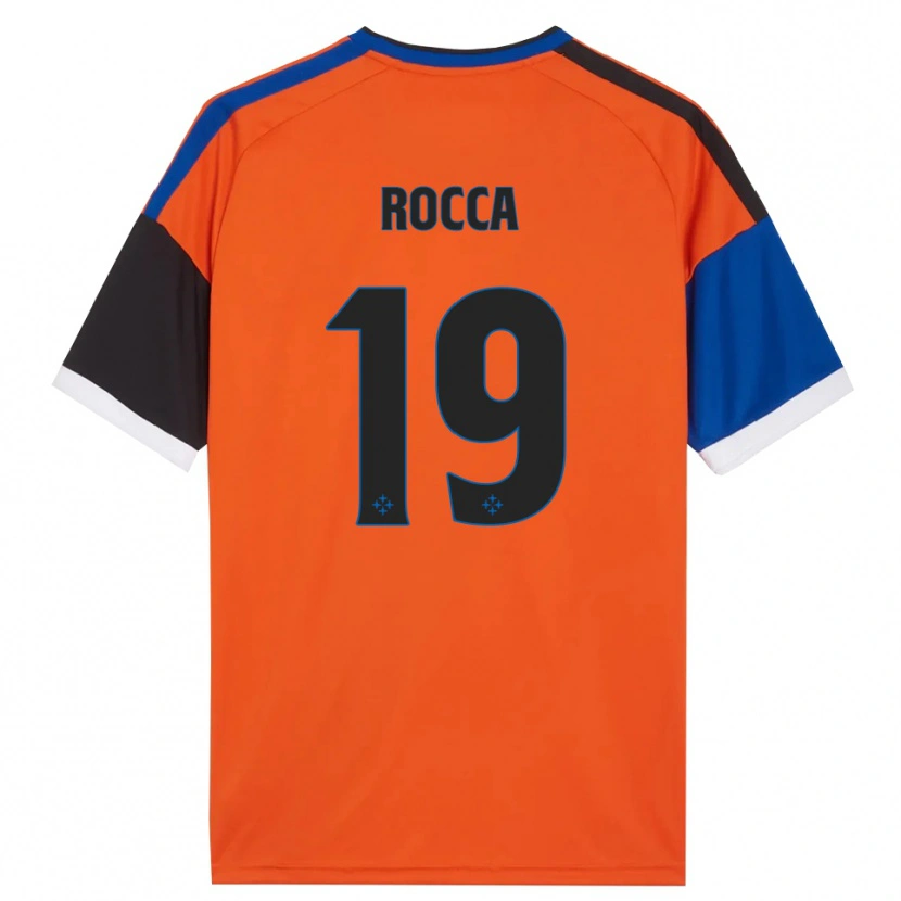 Danxen Hombre Camiseta Lorenzo Rocca #19 Naranja Azul Negro Blanco 2ª Equipación 2026/27 La Camisa