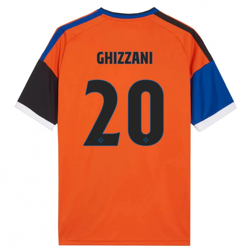 Danxen Hombre Camiseta Lapo Ghizzani #20 Naranja Azul Negro Blanco 2ª Equipación 2026/27 La Camisa