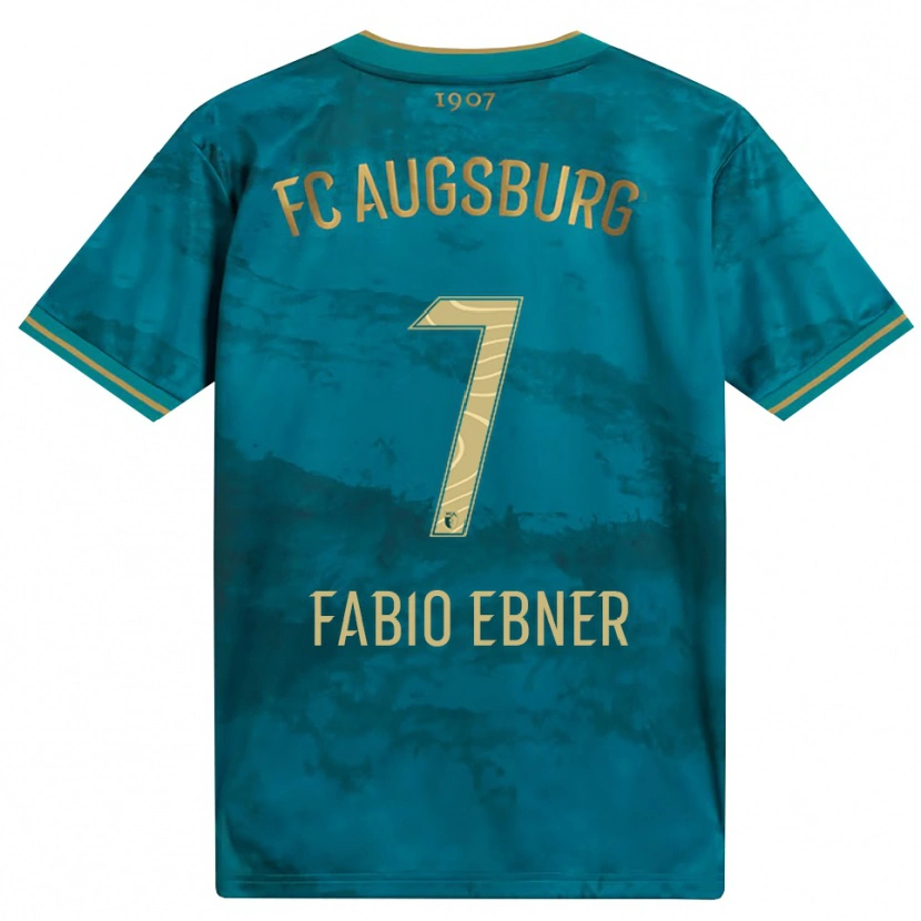 Danxen Hombre Camiseta Fabio Ebner #7 Verde Marrón 2ª Equipación 2026/27 La Camisa