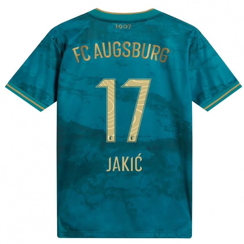 Danxen Hombre Camiseta Kristijan Jakic #17 Verde Marrón 2ª Equipación 2026/27 La Camisa